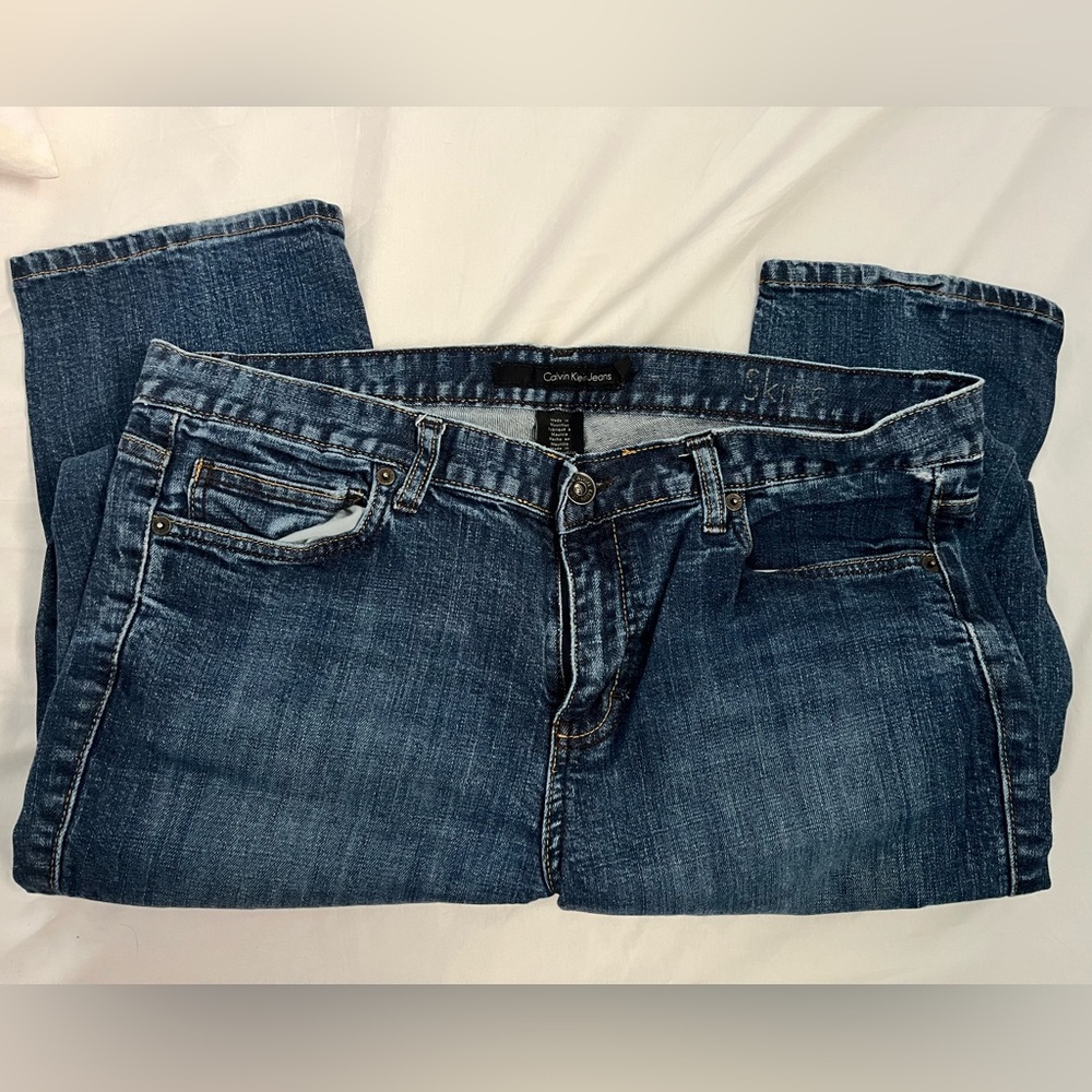 Calvin Klein Skinny Straight Jeans